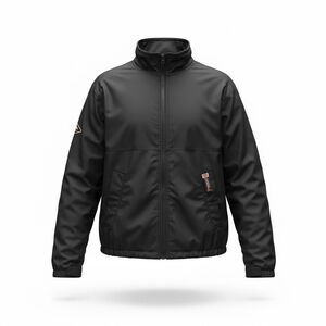 VINTAGE Harley Davidson Windbreaker XL Black Moto Biker Gorpcore